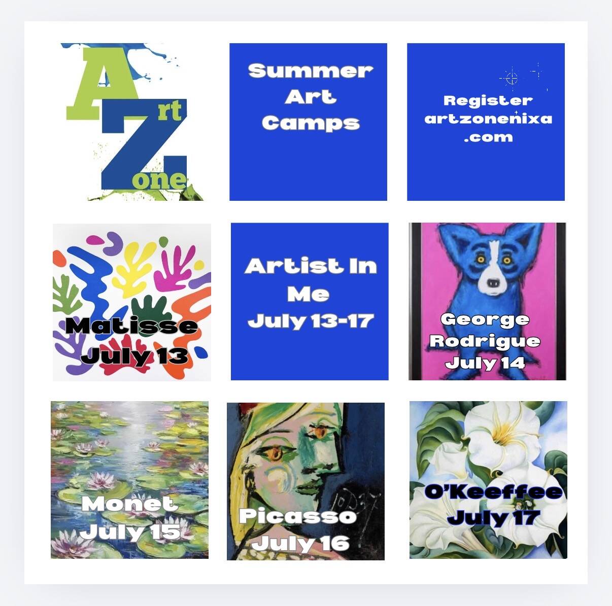 Art Camp | Art Zone Nixa