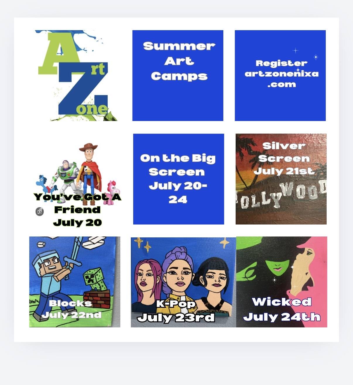 Art Camp | Art Zone Nixa