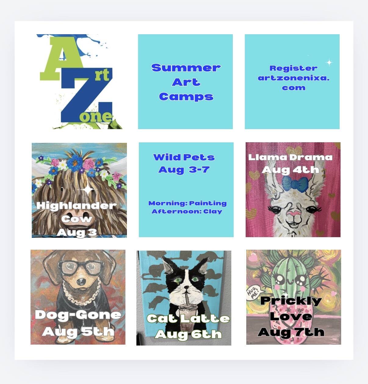 Art Camp | Art Zone Nixa
